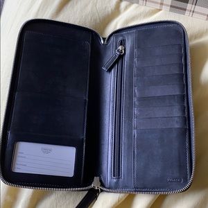Coach passport wallet